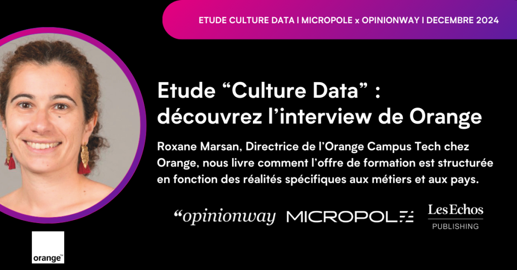 etude culture data interview de Orange